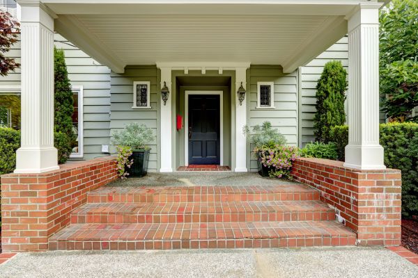 Front Porch Masonry Repair in South Zanesville
