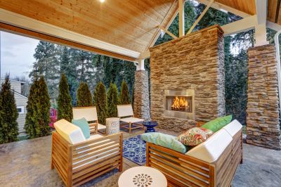 Outdoor Fireplace